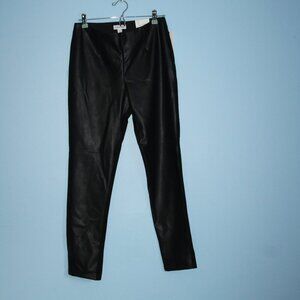 Calvin Klein Black Stretch Leggings Tapered Leg Ankle Length NWT Size 10